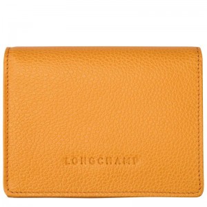 Apricot Orange Men's Longchamp Le Foulonné Wallets | FXDWL-8615