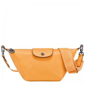 Apricot Orange Men's Longchamp Le Pliage Xtra XS Crossbody Bags | EBWAY-7214