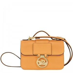 Apricot Orange Women's Longchamp Box-Trot XS Crossbody Bags | FLPIQ-5412