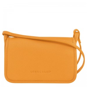 Apricot Orange Women's Longchamp Le Foulonné XS Clutch Bag | VCQUW-3092