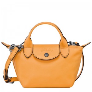 Apricot Orange Women's Longchamp Le Pliage Xtra XS Handbags | LRNAK-4586