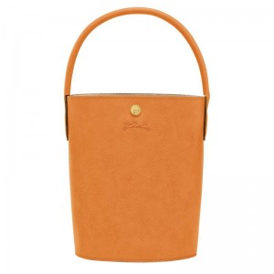 Apricot Orange Women's Longchamp Épure S Bucket Bag | SQXZE-6782