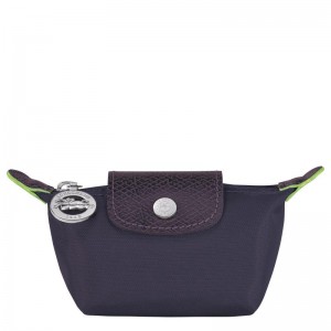 Bilberry Purple Men's Longchamp Le Pliage Green Coin Purses | LHQCN-7259