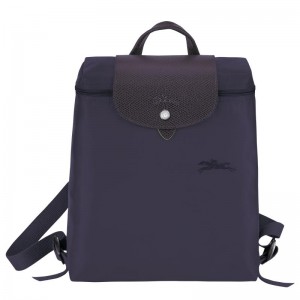 Bilberry Purple Men's Longchamp Le Pliage Green M Backpacks | IQVUM-4315