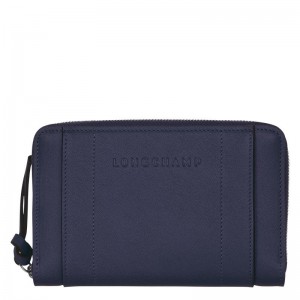 Bilberry Purple Women's Longchamp 3D Wallets | TMVWG-2973