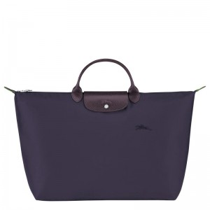 Bilberry Purple Women's Longchamp Le Pliage Green S Travel Bags | GZEHD-8630