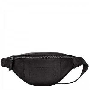 Black Men's Longchamp 3D S Belt Bags | UGIVT-2149