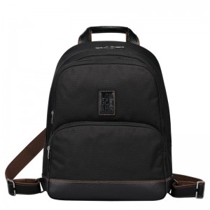 Black Men's Longchamp Boxford Backpacks | PINQK-8693