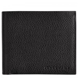 Black Men's Longchamp Le Foulonné Wallets | JLXMQ-1580