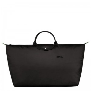 Black Men's Longchamp Le Pliage Green M Travel Bags | YPGNH-1067