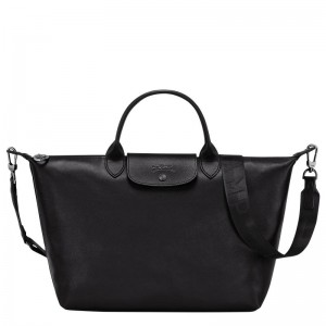 Black Men's Longchamp Le Pliage Xtra L Handbags | BPTIE-0459