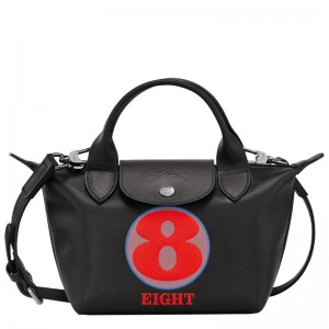 Black Men's Longchamp x Robert Indiana XS Handbags | BTKAO-1843