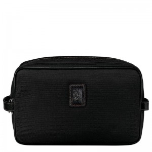 Black Women's Longchamp Boxford Toiletry Bags | EOGRY-4891