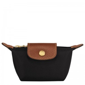 Black Women's Longchamp Le Pliage Original Coin Purses | EOXSV-6105