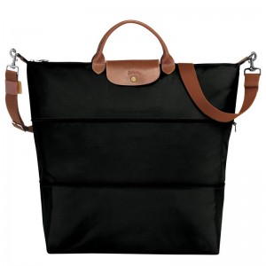 Black Women's Longchamp Le Pliage Original expandable Travel Bags | PNAWY-4821