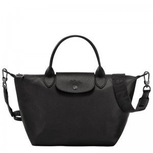 Black Women's Longchamp Le Pliage Xtra S Handbags | QDGHA-3761