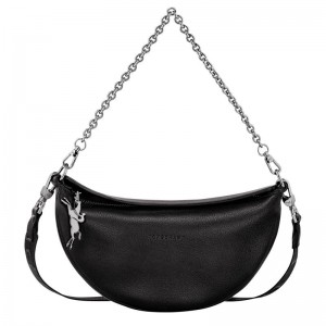 Black Women's Longchamp Smile S Crossbody Bags | KSHIN-1840