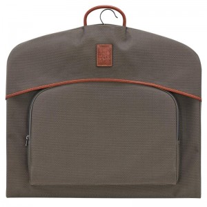 Brown Men's Longchamp Boxford Garment cover Travel Bags | RLDOE-6754