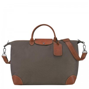 Brown Men's Longchamp Boxford S Travel Bags | MCWJH-5683