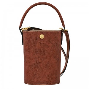 Brown Women's Longchamp Épure XS Crossbody Bags | MPZTQ-7453