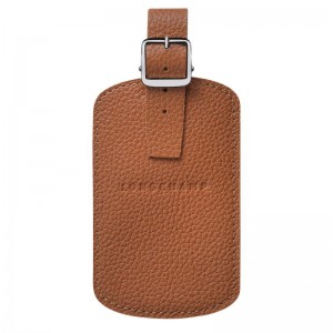 Caramel Brown Men's Longchamp Le Foulonné Luggage Tags | RSGBO-8792