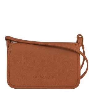 Caramel Brown Women's Longchamp Le Foulonné XS Clutch Purse | BWSXR-9057