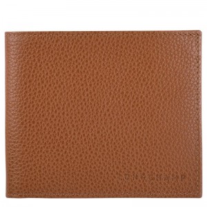 Caramel Brown Women's Longchamp Le Foulonné Wallets | XHDPI-4570