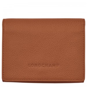 Caramel Brown Women's Longchamp Le Foulonné Wallets | RIJEM-1468