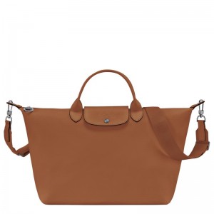 Cognac Brown Men's Longchamp Le Pliage Xtra L Handbags | SQDZN-7648