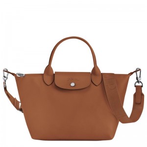 Cognac Brown Women's Longchamp Le Pliage Xtra S Handbags | UTVXA-6570