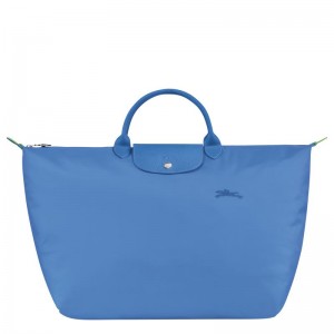 Cornflower Blue Men's Longchamp Le Pliage Green S Travel Bags | NRQTF-3169