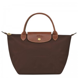 Ebony Brown Women's Longchamp Le Pliage Original S Handbags | RDFJP-9384