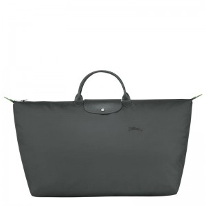 Graphite Grey Men's Longchamp Le Pliage Green M Travel Bags | TCGOX-5472