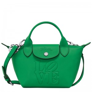 Green Men's Longchamp x Robert Indiana XS Handbags | ELZWA-8734