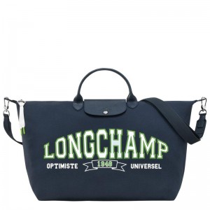 Navy Men's Longchamp Le Pliage Collection Travel Bags | GXQBM-0953