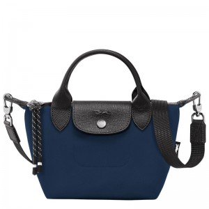 Navy Men's Longchamp Le Pliage Energy XS Handbags | FBANQ-0123