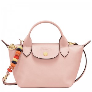 Nude Pink Women's Longchamp Le Pliage Xtra XS Handbags | NSVJR-1294