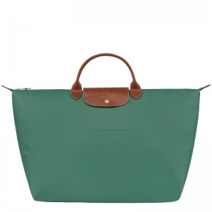 Sage Green Men's Longchamp Le Pliage Original S Travel Bags | PCQIU-8695