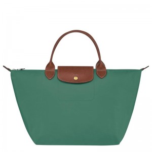 Sage Green Women's Longchamp Le Pliage Original M Handbags | CINUL-8257