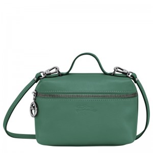 Sage Green Women's Longchamp Le Pliage Xtra XS Vanity Crossbody Bags | DLJVE-3219