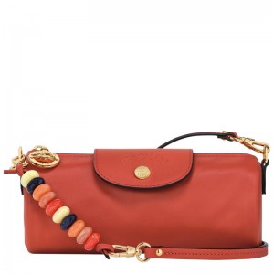 Sienna Red Women's Longchamp Le Pliage Xtra S Crossbody Bags | SMZDB-7684