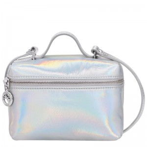 Silver Women's Longchamp Le Pliage Collection XS Crossbody Bags | GHCWF-3901