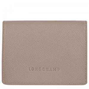 Turtledove Grey Men's Longchamp Le Foulonné Wallets | SZFNA-6973