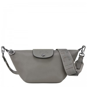 Turtledove Grey Men's Longchamp Le Pliage Xtra XS Crossbody Bags | JXQTG-4786