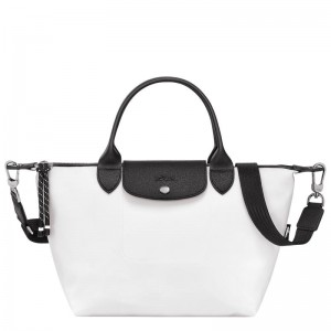 White Men's Longchamp Le Pliage Energy S Handbags | NOXPI-3874