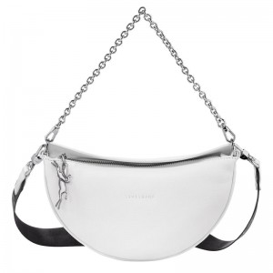 White Women's Longchamp Smile S Crossbody Bags | DILHK-4617