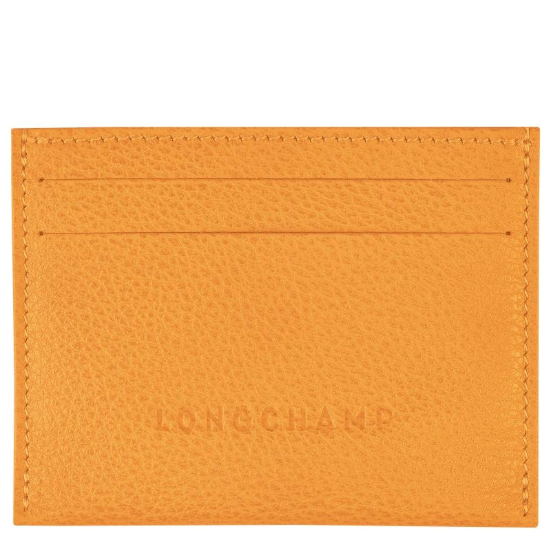 Apricot Orange Men\'s Longchamp Le Foulonné Cardholders | OWICY-0891