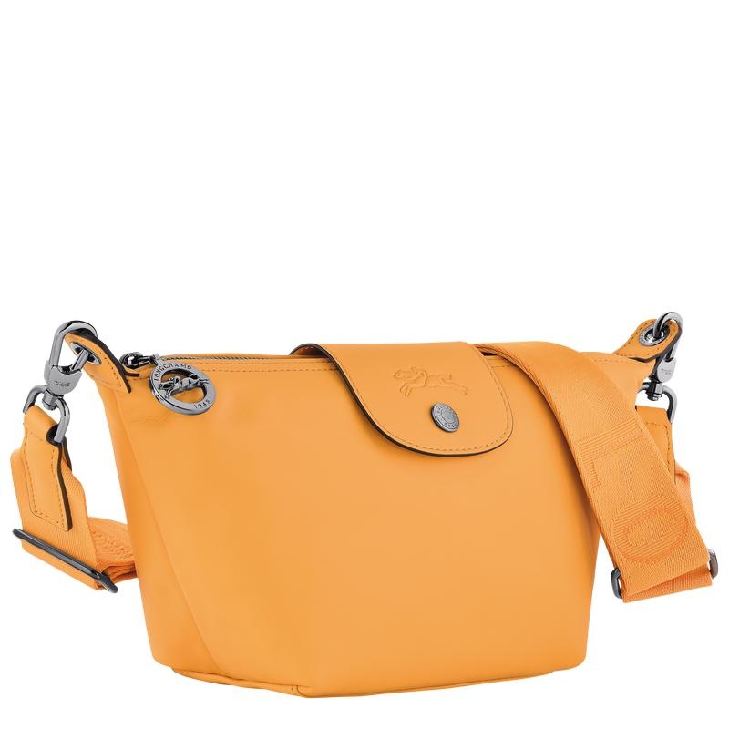 Apricot Orange Men's Longchamp Le Pliage Xtra XS Crossbody Bags | EBWAY-7214