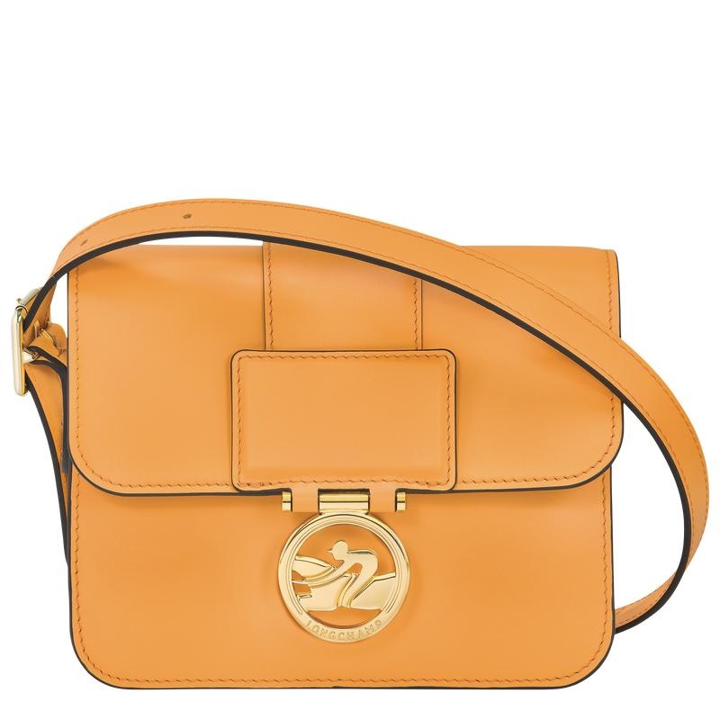 Apricot Orange Women\'s Longchamp Box-Trot S Crossbody Bags | HBQKJ-2489