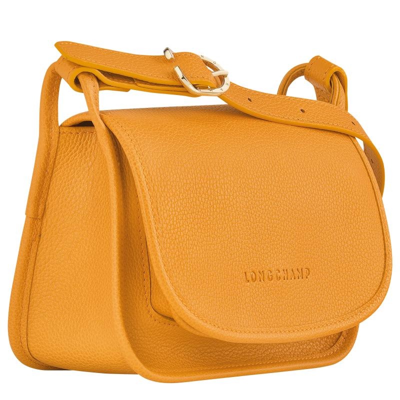 Apricot Orange Women's Longchamp Le Foulonné S Crossbody Bags | ZJFMC-8793